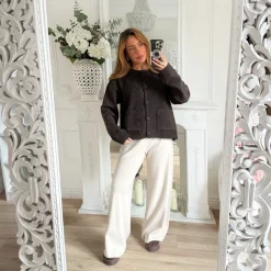 MAXI GILET CHOCO JOYCE