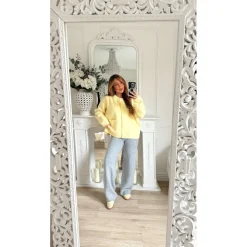 MAXI GILET JAUNE BEURRE JOYCE