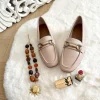 MOCASSINS SIMILI NUDE