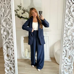 PALAZZO TAILLEUR MARINE MADELEINE