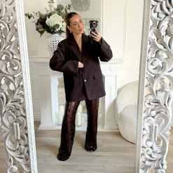 PANTALON CHOCO SEQUINS ASIA