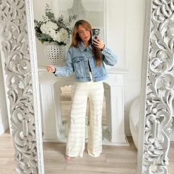 PANTALON MAILLE BEIGE