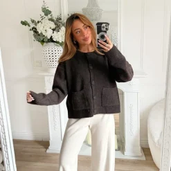 PANTALON MAILLE BEIGE OPHÉLIE