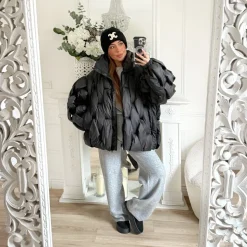 PANTALON MAILLE GRIS CLAIR