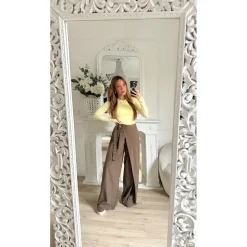 PANTALON PORTEFEUILLE CHOCO EUGÉNIE