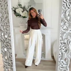 PANTALON TAILLEUR BEIGE * PREMIUM