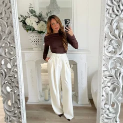 PANTALON TAILLEUR BEIGE * PREMIUM