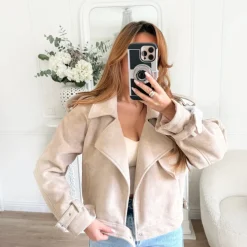 PERFECTO SUÉDINE BEIGE LOUANE