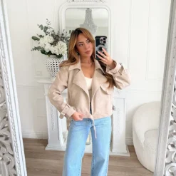 PERFECTO SUÉDINE BEIGE LOUANE