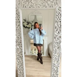 PULL BLEU GROSSE MAILLE LAURÉNE