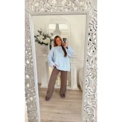 PULL BLEU GROSSE MAILLE LAURÉNE