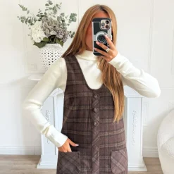 PULL COL ROULE BEIGE