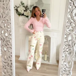 PULL FIN ROSE PASTEL