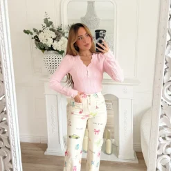 PULL FIN ROSE PASTEL