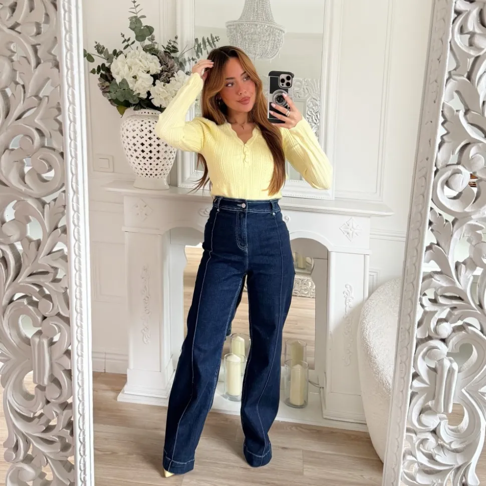 PULL JAUNE COUP DE COEUR