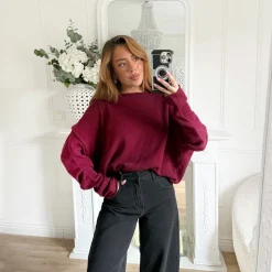 PULL LOOSE BURGUNDY NELLY