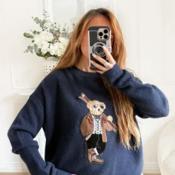 PULL MARINE OURSON APOLLINE