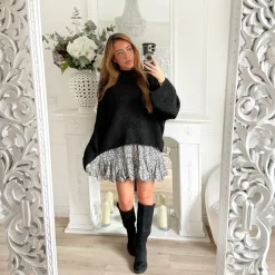 PULL MOHAIR BLACK EVELYNE