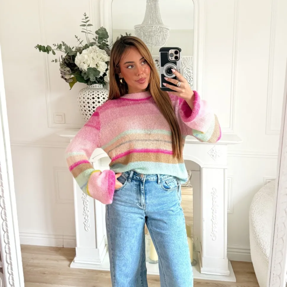 PULL MULTICOLOR COUP DE COEUR