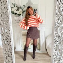 PULL STYLE POLO RAYURES MICHÈLE