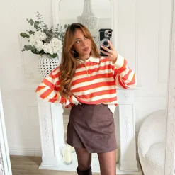 PULL STYLE POLO RAYURES MICHÈLE