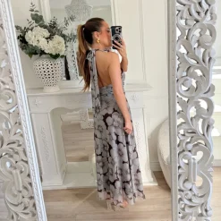 ROBE EN TULLE DOS NU CHOCO MOTIFS