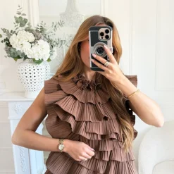 ROBE FROUFROUS CHOCO DOS NU