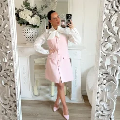 ROBE PINK STYLE OFFICIER ** PREMIUM