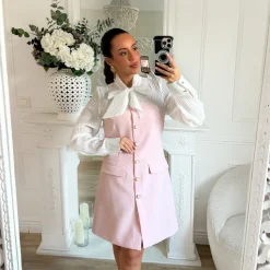 ROBE PINK STYLE OFFICIER ** PREMIUM