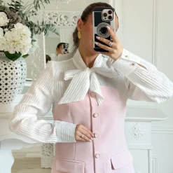 ROBE PINK STYLE OFFICIER ** PREMIUM