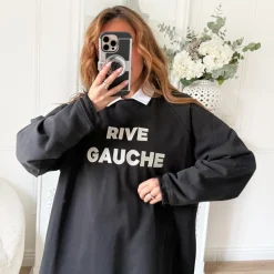 SWEAT BLACK RIVE GAUCHE CHRISTINE