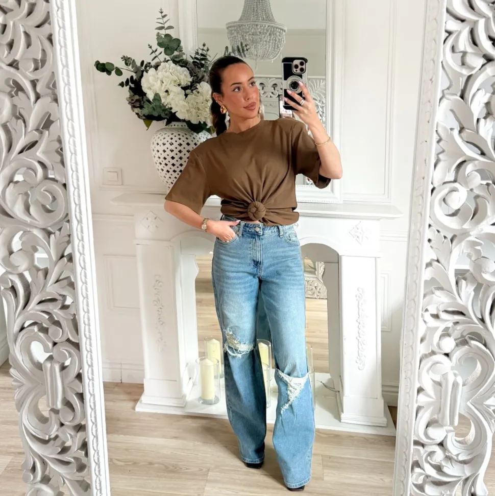 TEE SHIRT CHOCO NOEUD