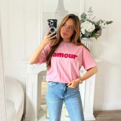TEE SHIRT PINK AMOUR