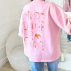 TEE SHIRT PINK MORE AMORE