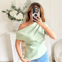 TOP ASYMÉTRIQUE AQUA