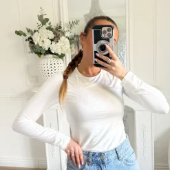 TOP BASIQUE BLANC STRETCH