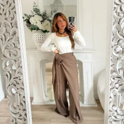 TOP LYCRA BLANC COL CARRÉ