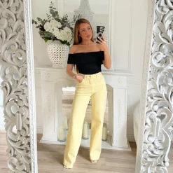 TOP LYCRA BUSTIER BLACK