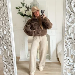 VESTE FOURRURE CHOCO ADELINE