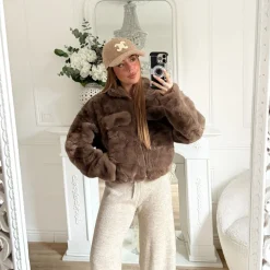 VESTE FOURRURE CHOCO ADELINE