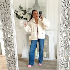 VESTE MOUMOUTE BEIGE REVERSIBLE JESSICA