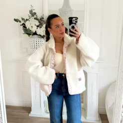 VESTE MOUMOUTE BEIGE REVERSIBLE JESSICA