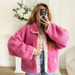 VESTE MOUMOUTE PINK REVERSIBLE JESSICA