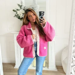 VESTE MOUMOUTE PINK REVERSIBLE JESSICA